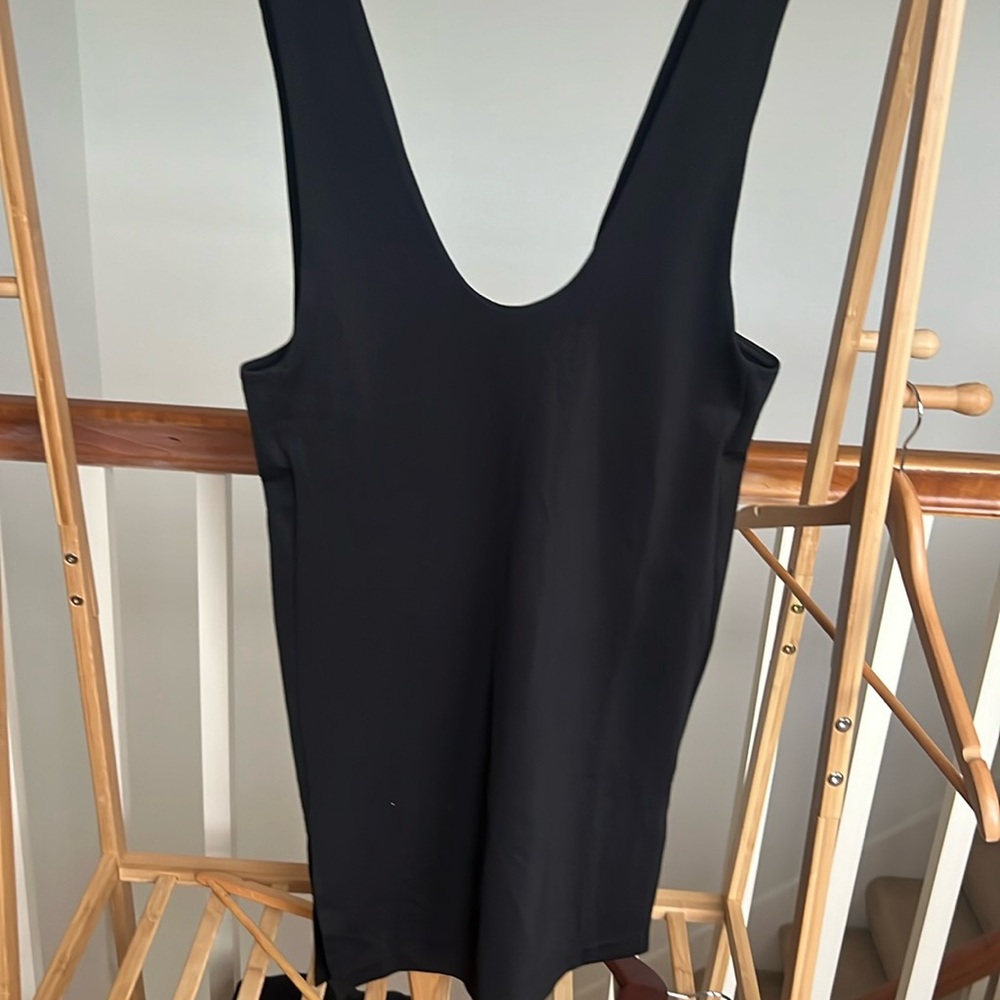 H&M Black Simple Overall dress